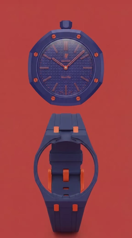 ORENJI HACHI — Montre Pop Orange